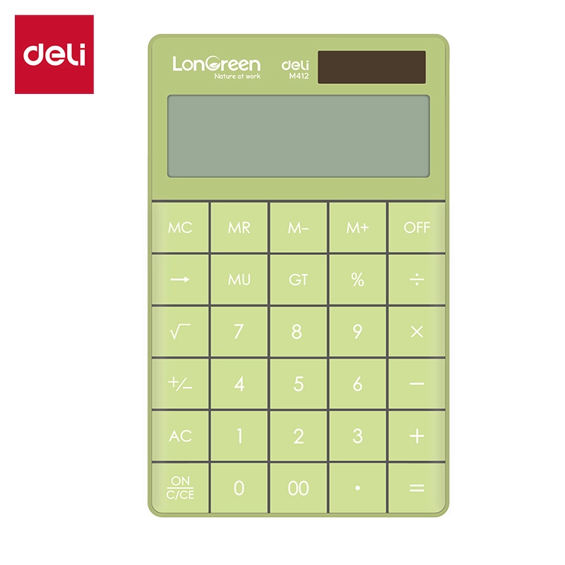 deli EM412 Calculator, Green