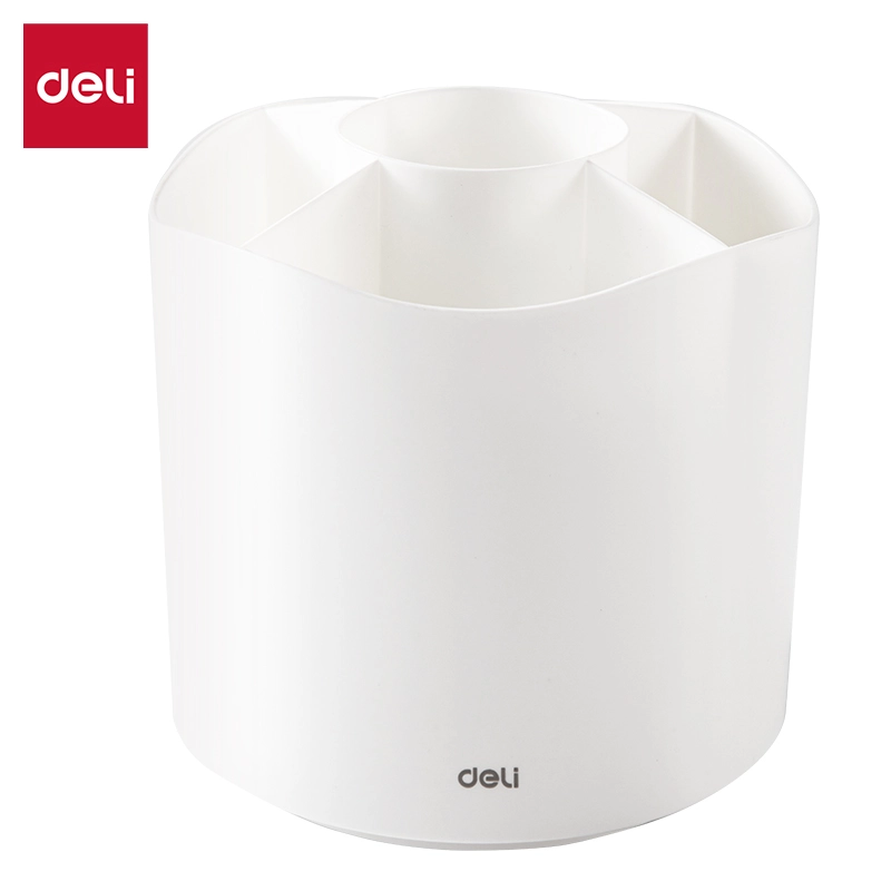 deli EM434 Rotating Pen Holder, White - Image 2