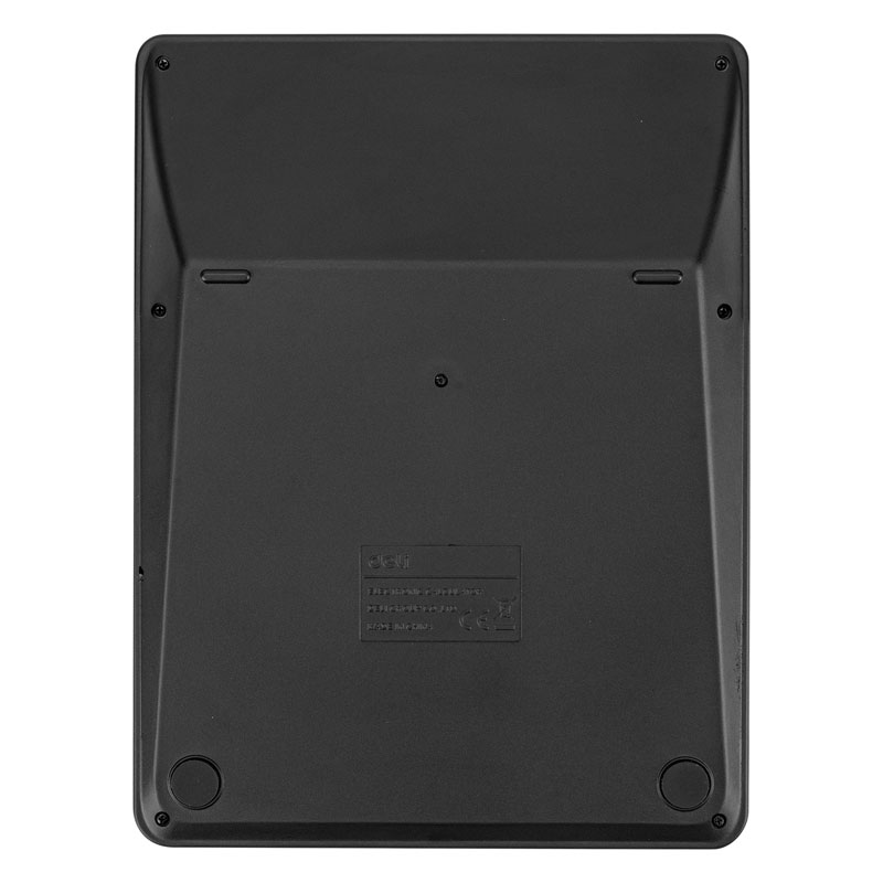 deli EM444 Dual-memory Calculator, Plastic-12 digits, Black - Image 6