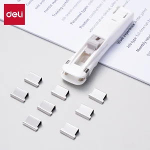 deli EM451 Clam Clip Dispensers, White