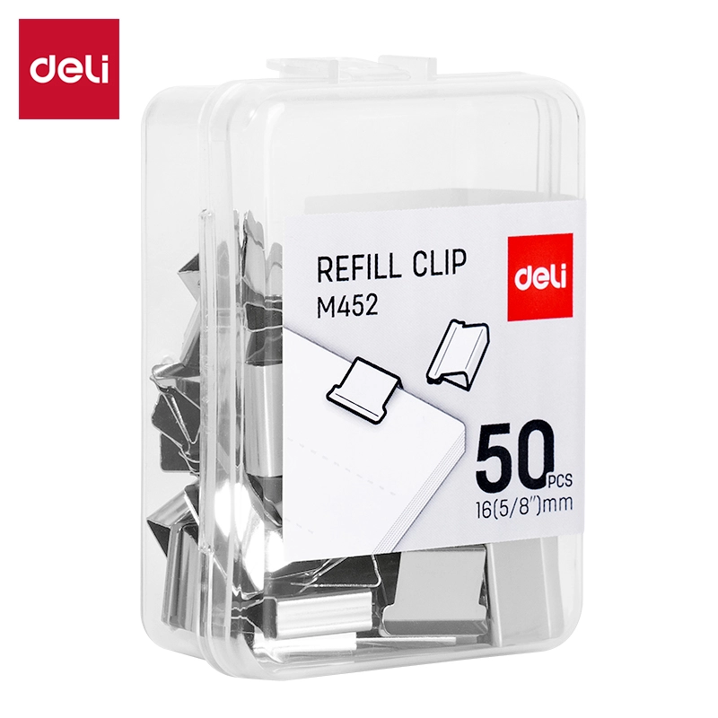deli EM452 Refill Clip, Silver - Image 2