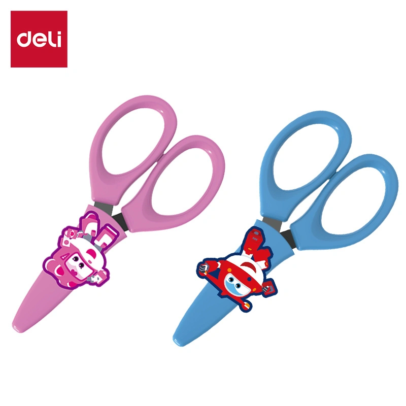 deli EM700 Scissors, Pink, Blue - Image 2