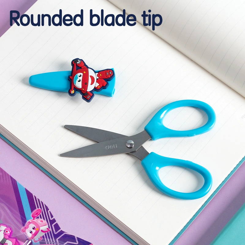 deli EM700 Scissors, Pink, Blue - Image 4