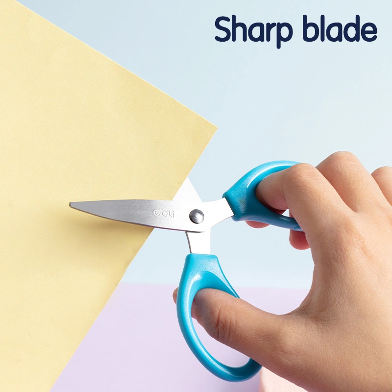 deli EM700 Scissors, Pink, Blue - Image 3