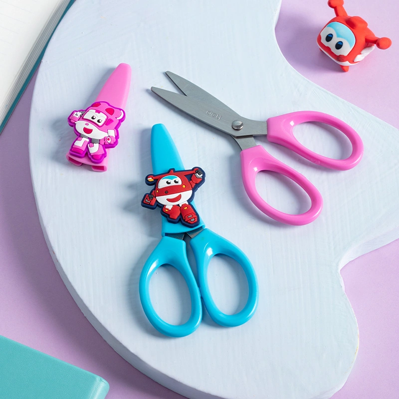 deli EM700 Scissors, Pink, Blue - Image 5