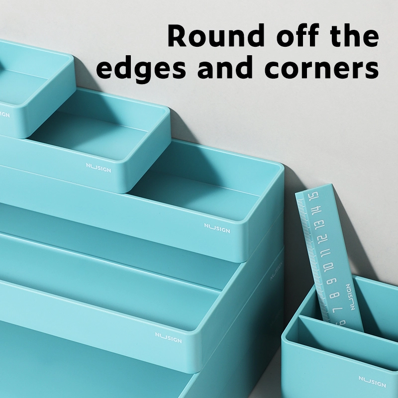 deli ENS003 Desk Organizer Set, Blue - Image 4