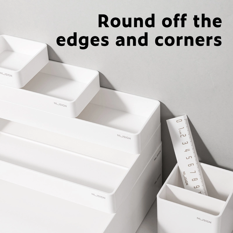 deli ENS003 Desk Organizer Set, White - Image 4