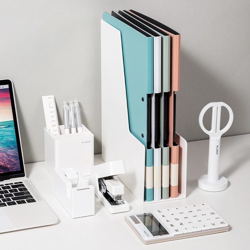 deli ENS003 Desk Organizer Set, White - Image 6