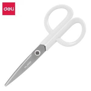 deli ENS053 Non-stick Scissors, 175mm 6 7/8inch, White