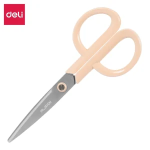 deli ENS053 Non-stick Scissors, 175mm 6 7/8inch, Pink