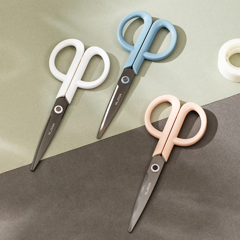 deli ENS053 Non-stick Scissors, 175mm 6 7/8inch, Pink - Image 3