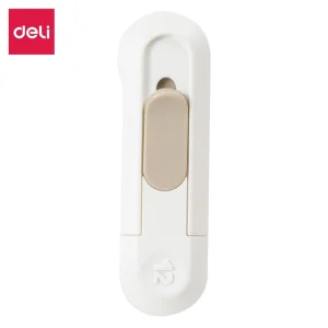 deli ENS065 Mini Type Unpacking Cutter, 12mm blade, White
