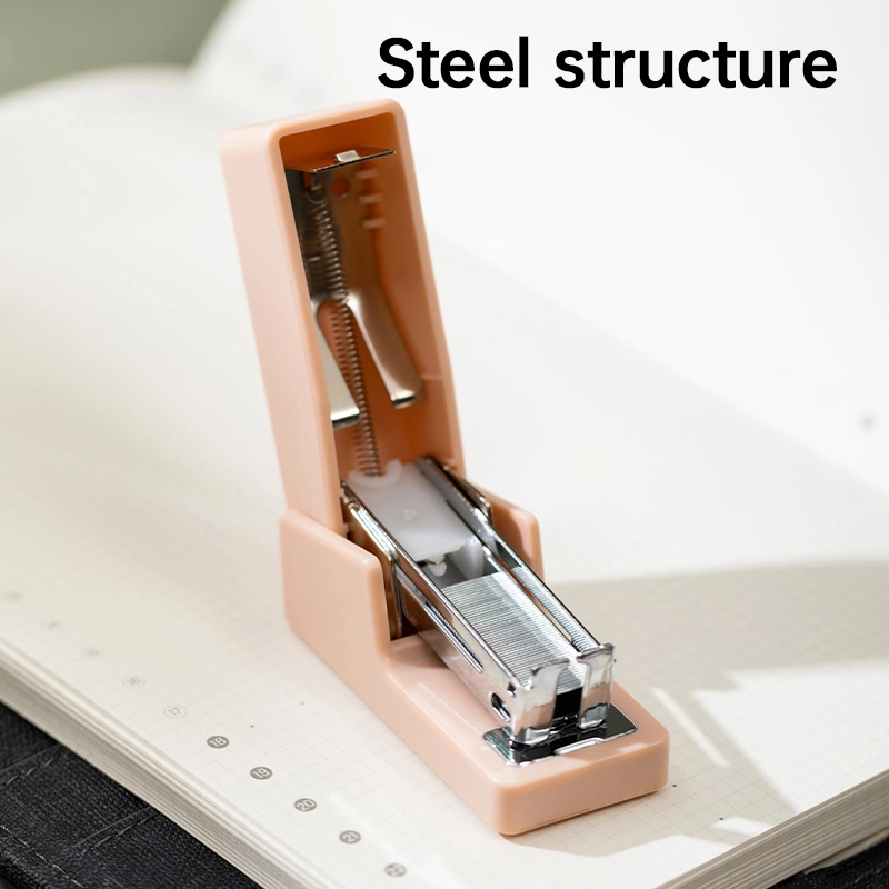 deli ENS083 12 Mini Stapler Set, ≤40pcs staples,24/6 & 26/6,2-14sheets, Blue - Image 3