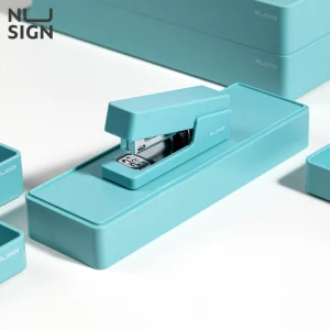deli ENS084 Nusign Stapler, 20sheets,24/6 & 26/6, Blue