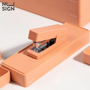 deli ENS084 Nusign Stapler, 20sheets,24/6 & 26/6, Pink