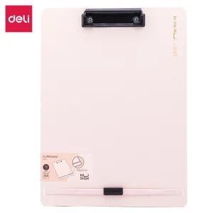 deli ENS179 Clip Board, A4, Pink