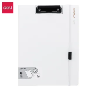 deli ENS180 Clip Board, A4, White