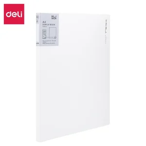 deli ENS190-20 Display Book, A4-20P, White
