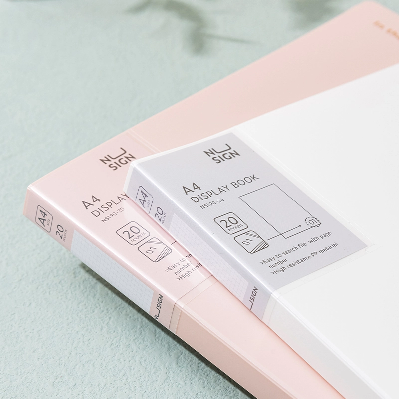 deli ENS190-20 Display Book, A4-20P, White - Image 3