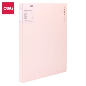 deli ENS190-40 Display Book, A4-40P, Pink