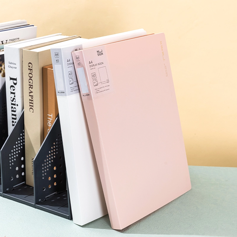 deli ENS190-40 Display Book, A4-40P, Pink - Image 4