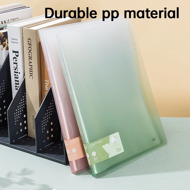 deli ENS197-20 Display Book, A4-20P, Green - Image 3