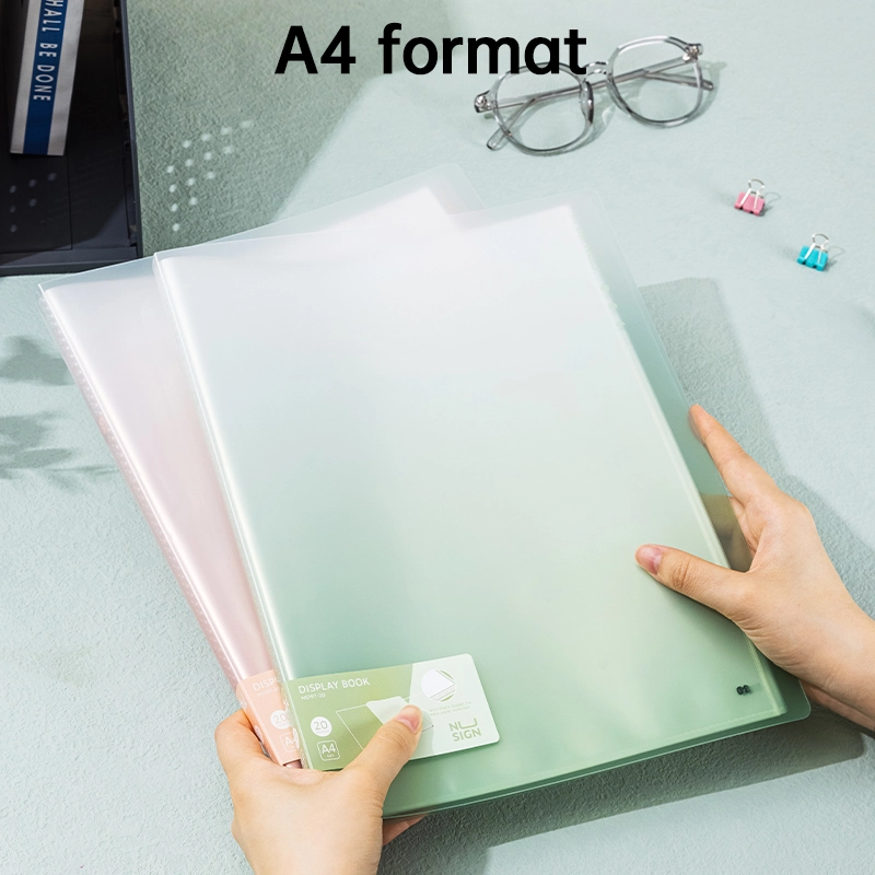 deli ENS197-20 Display Book, A4-20P, Green - Image 4
