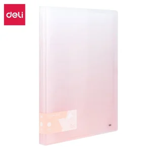 deli ENS197-40 Display Book, A4-40P, Pink