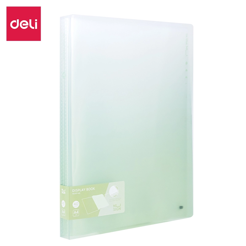 deli ENS197-40 Display Book, A4-40P, Green
