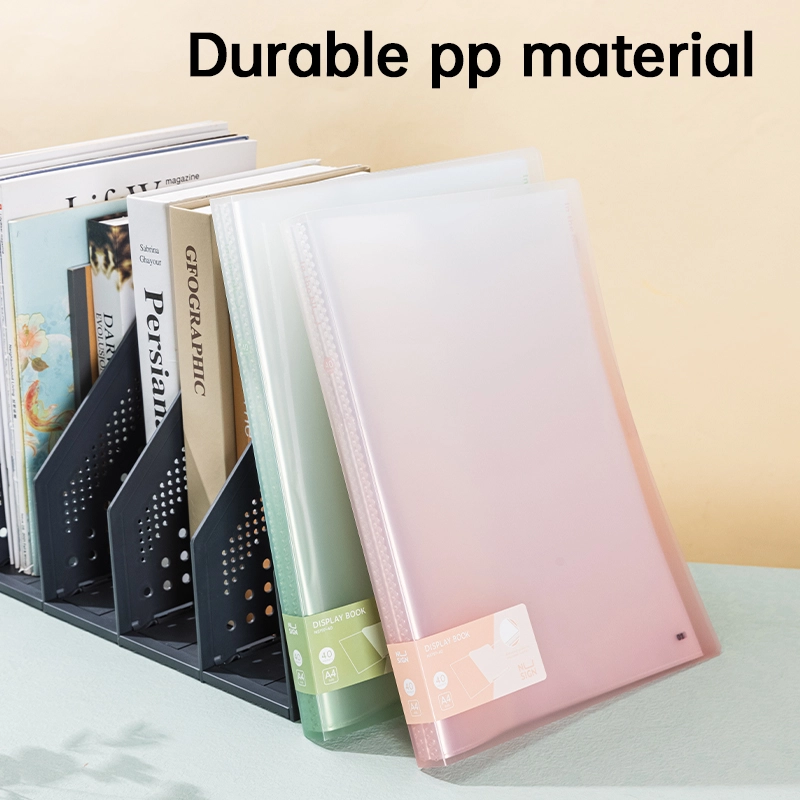 deli ENS197-40 Display Book, A4-40P, Green - Image 3