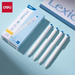 deli EQ116-BL Ballpoint Pen, White