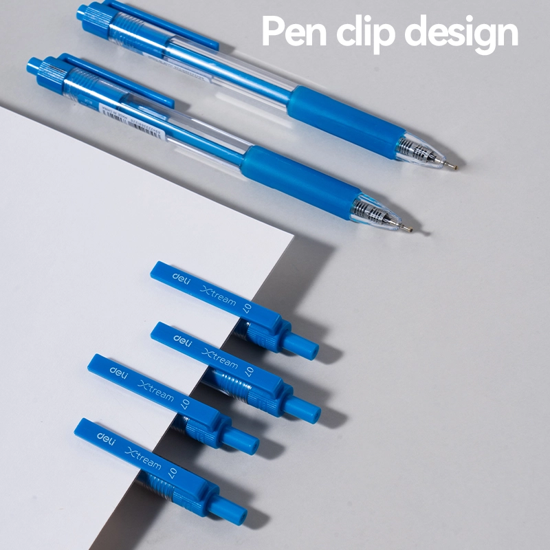 deli EQ122-BL Ballpoint Pen, Blue - Image 6
