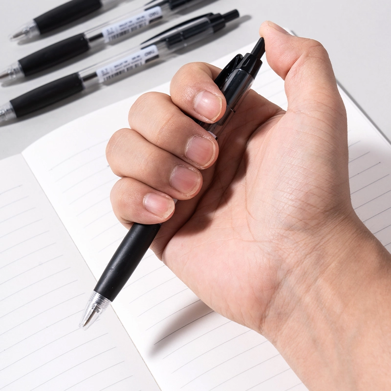 deli EQ81-BK Ballpoint Pen, Black - Image 6