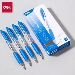 deli EQ81-BL Ballpoint Pen, Blue