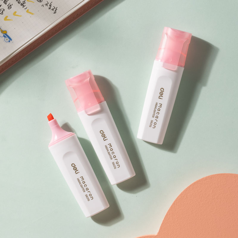 deli ES621S Highlighter, Chisel tip: 1-5mm, Pink - Image 3