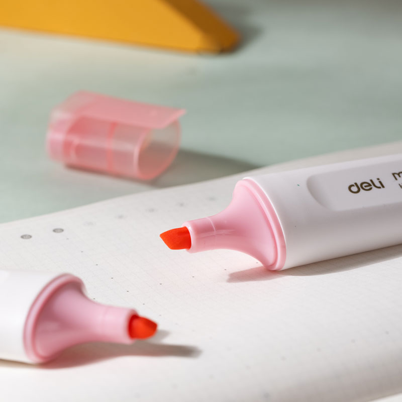 deli ES621S Highlighter, Chisel tip: 1-5mm, Pink - Image 5