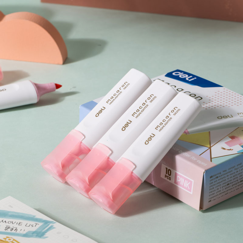 deli ES621S Highlighter, Chisel tip: 1-5mm, Pink - Image 6