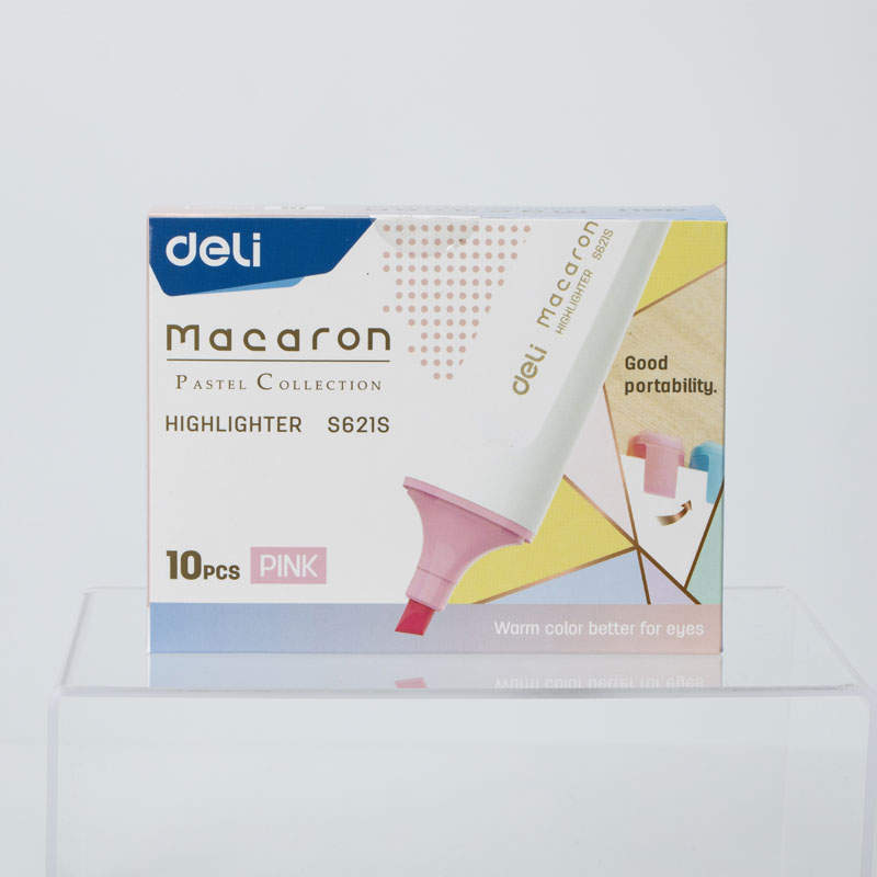 deli ES621S Highlighter, Chisel tip: 1-5mm, Pink - Image 10