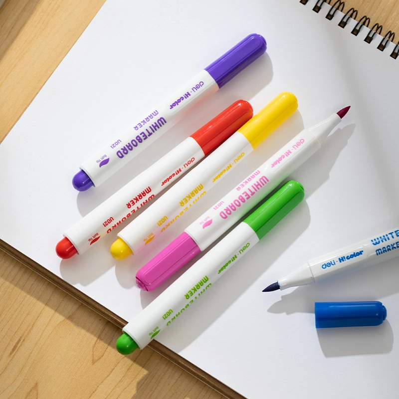 deli EU021 Whiteboard Marker, Soft tip - Image 5