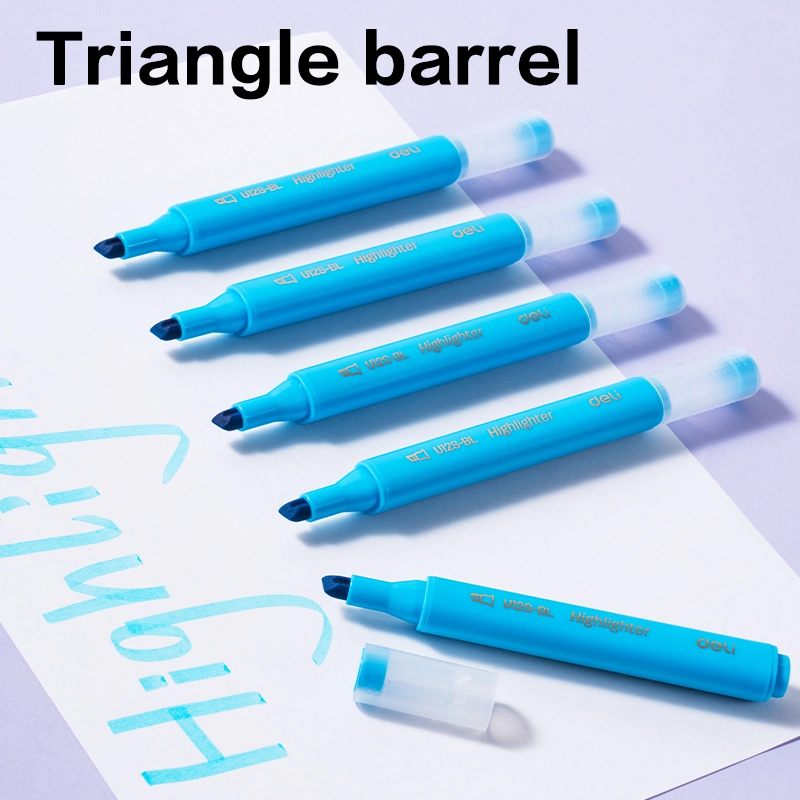 deli EU12S-BL Highlighter, Blue - Image 5