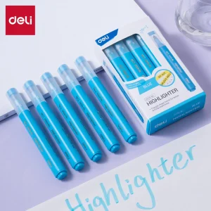 deli EU12S-BL Highlighter, Blue
