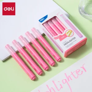 deli EU12S-PK Highlighter, Pink