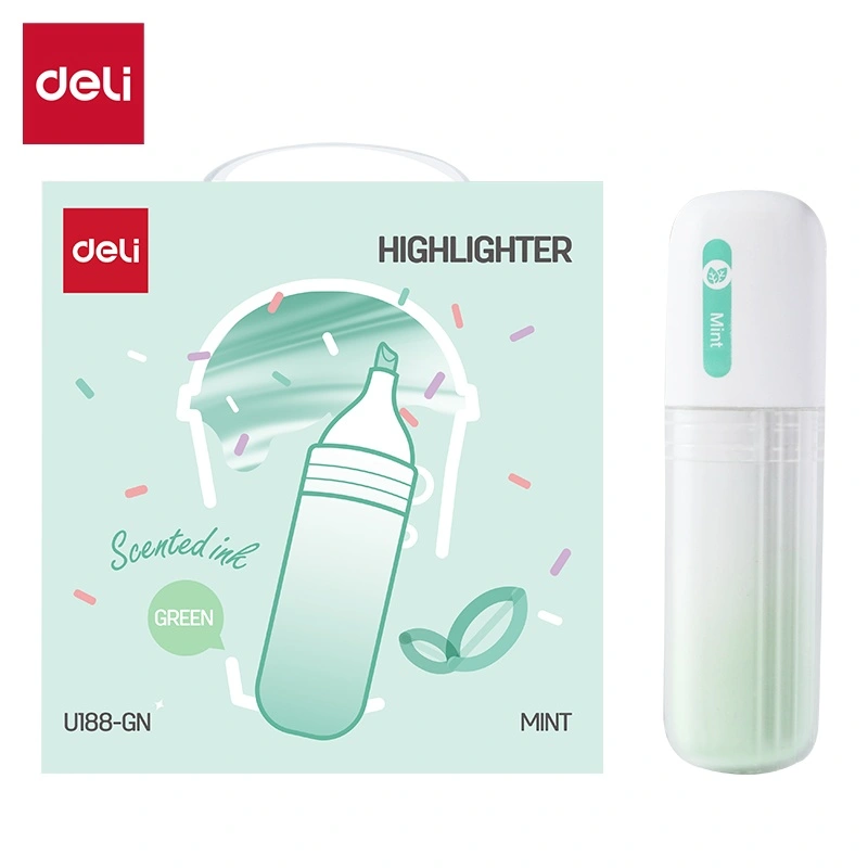 deli EU188-GN Highlighter, Green - Image 2