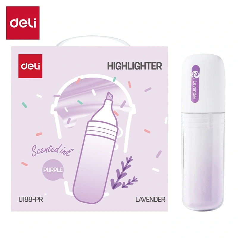 deli EU188-PR Highlighter, Purple - Image 2