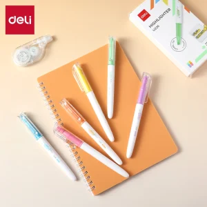 deli EU226 Highlighter, 6 Colors