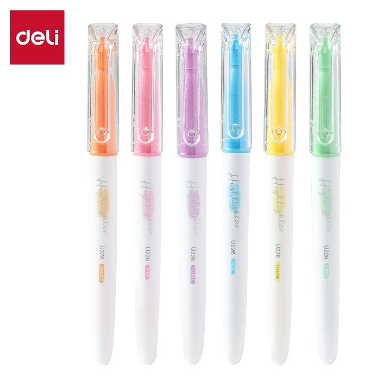 deli EU226 Highlighter, 6 Colors - Image 2