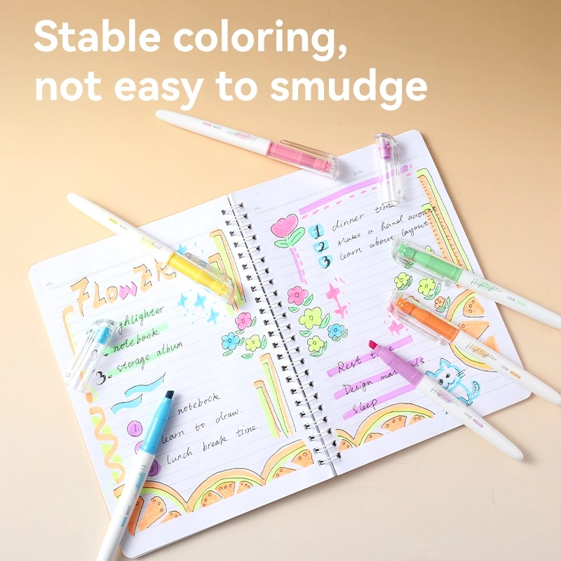 deli EU226 Highlighter, 6 Colors - Image 6