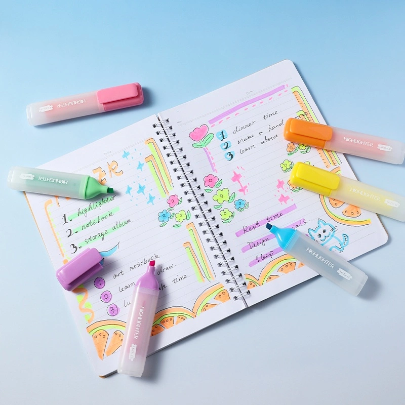 deli EU226 Highlighter, 6 Colors - Image 8