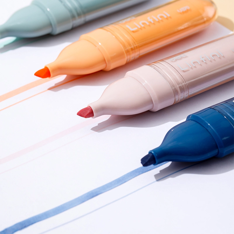 deli EU370 Highlighter, Chisel tip: 1-5mm, Pink, Green, Orange, Blue - Image 5