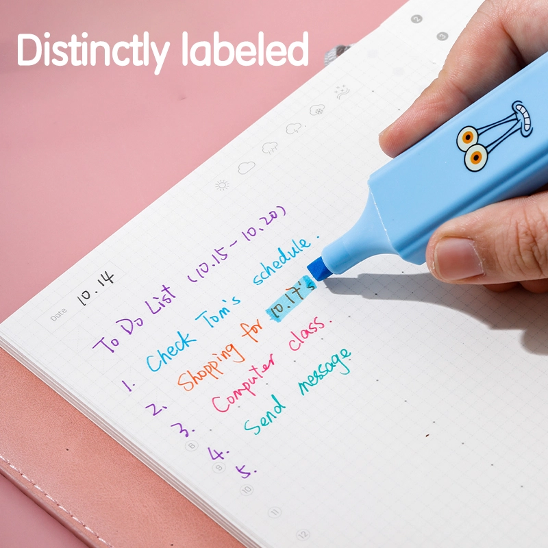 deli EU375 Highlighter, Chisel tip: 1-5mm - Image 4